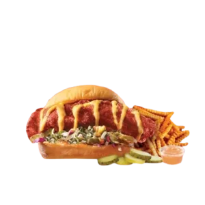  Dave’s Hot Chicken sliders 1 Slider with fries

