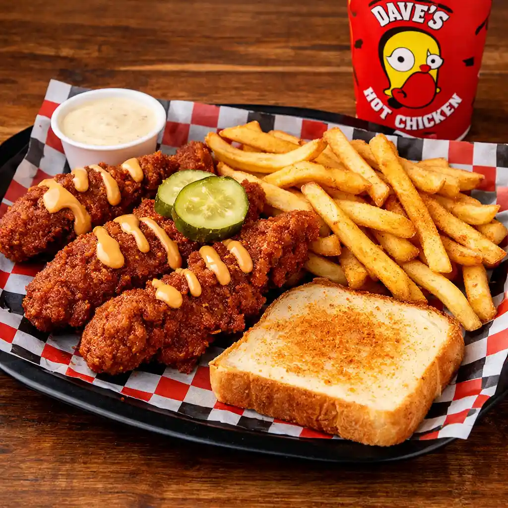 Dave’s Hot Chicken menu combo meal photo