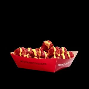 Dave’s Hot Chicken Menu with Prices 2026 15 Dave's Cheesy Bites topped with warm cheese sauce and crispy chicken bites