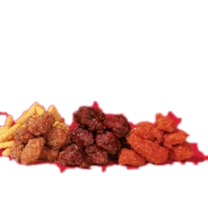 Dave’s Hot Chicken Menu with Prices 2026 30 Dave's Flight of Saucy Bites served with crispy fries and assorted signature sauces
